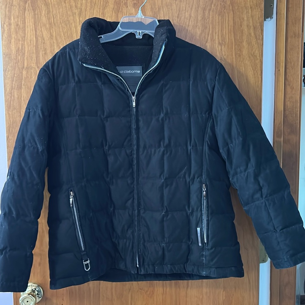 Black ladies large winter coat